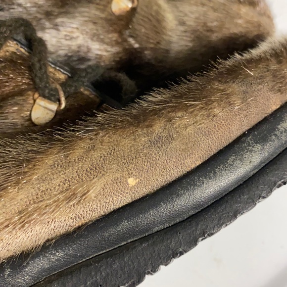 Vintage CAPITOL Brand Fur Ankle Boots Canada 9.5 - Picture 17 of 17